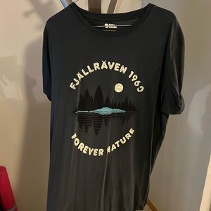Men’s T-shirt fjallraven, large, dark navy colour